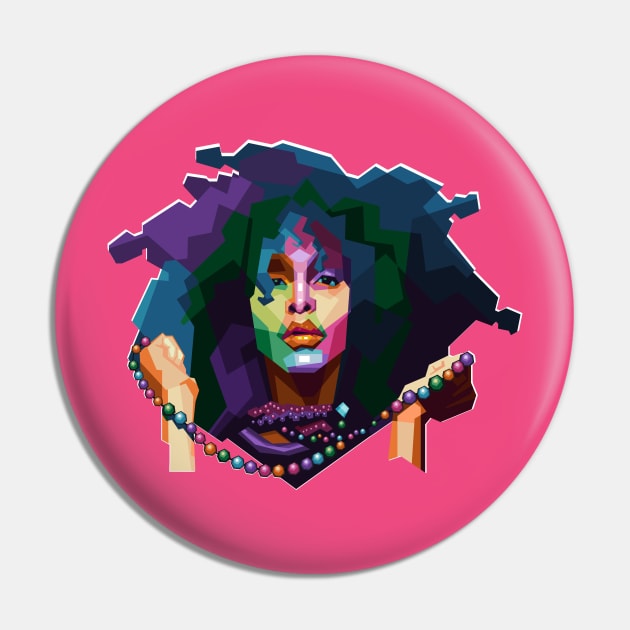 Queen of Neo-Soul Pin by Alkahfsmart