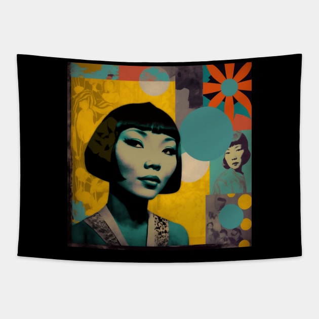 Anna May Wong #11 Tapestry by MonoMagic