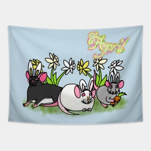 April Rats Tapestry