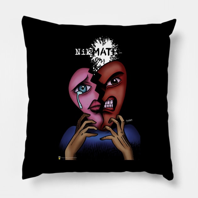 NikMati - Torn Pillow by Montagu Studios