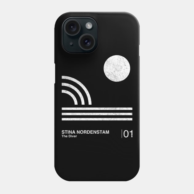 The Diver / Minimalist Graphic Artwork Design Phone Case by saudade