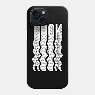 rock geometric logo design Phone Case