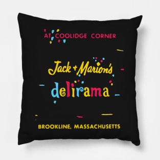 Jack + Marion's Brookline Massachuestts Pillow