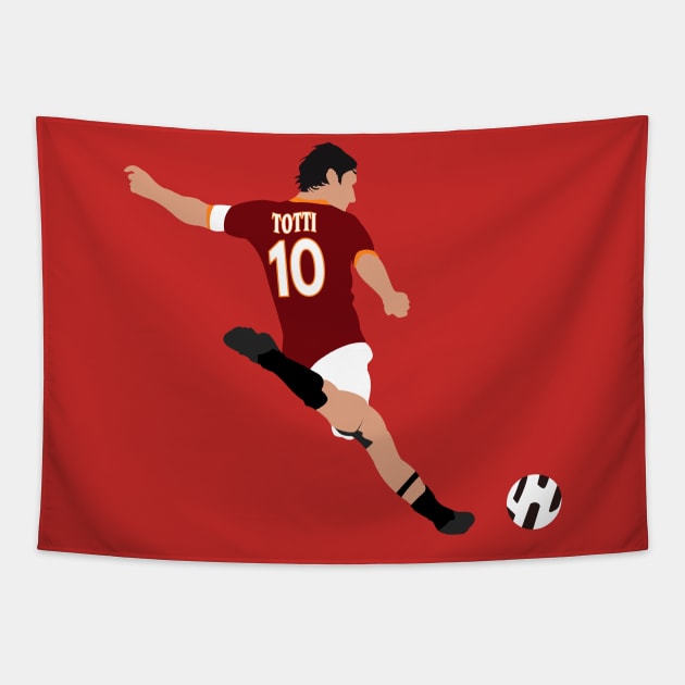 Francesco Totti Tapestry by CulturedVisuals