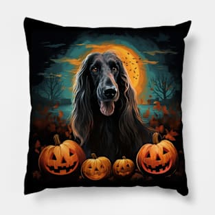 Afghan Hound Halloween Pillow