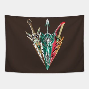 The Three Aegis Swords Tapestry