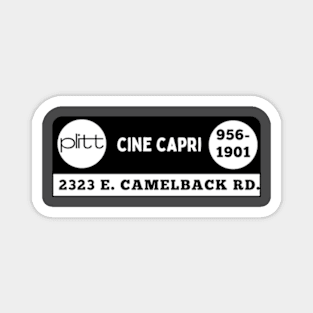 The Original Cine Capri Theater - Phoenix Arizona Magnet