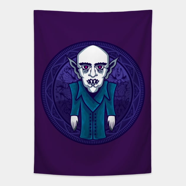 Nosferatu das vampire Tapestry by monin_81