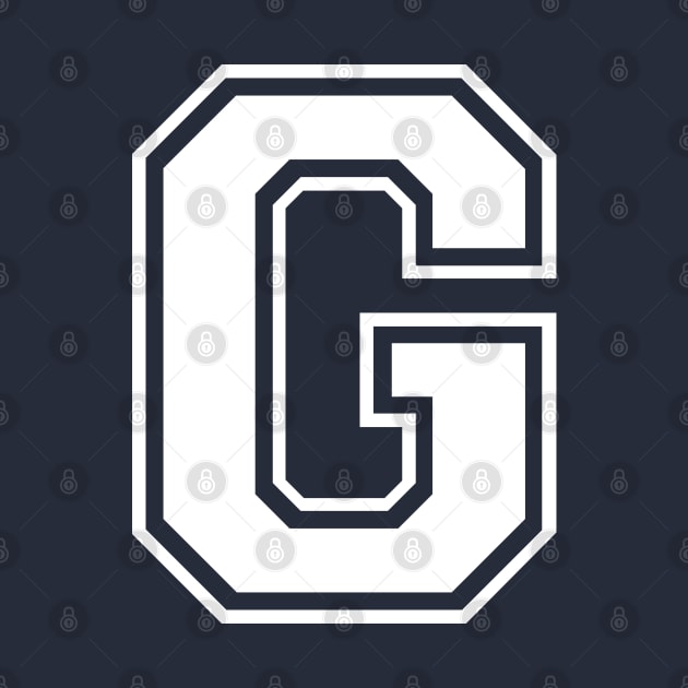 Initial Letter G - Varsity Style Design by Hotshots