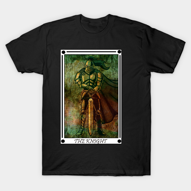 Discover Knight - Knight Knights Medieval Card Tarot - T-Shirt