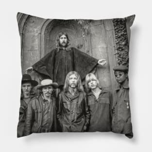 Allman Brothers  / Vintage Photo Style Pillow