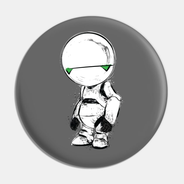 Paranoid Android Pin by DrMonekers