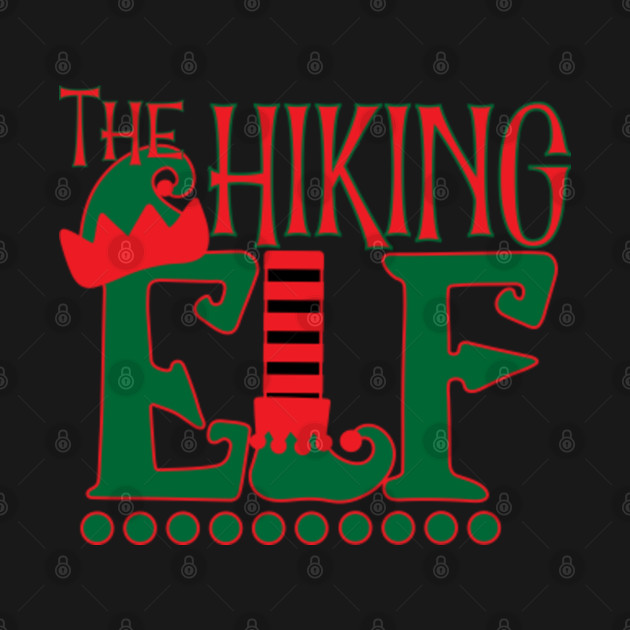 Discover Matching Family Funny The Hiking Elf Christmas - Elf Matching Family - T-Shirt