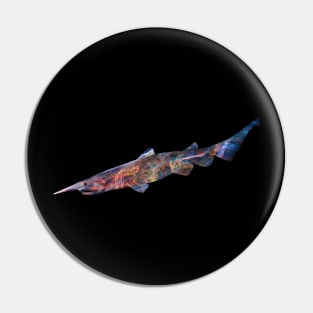 Galaxy Goblin Shark Pin