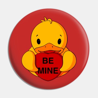 Be Mine Rubber Duck Pin