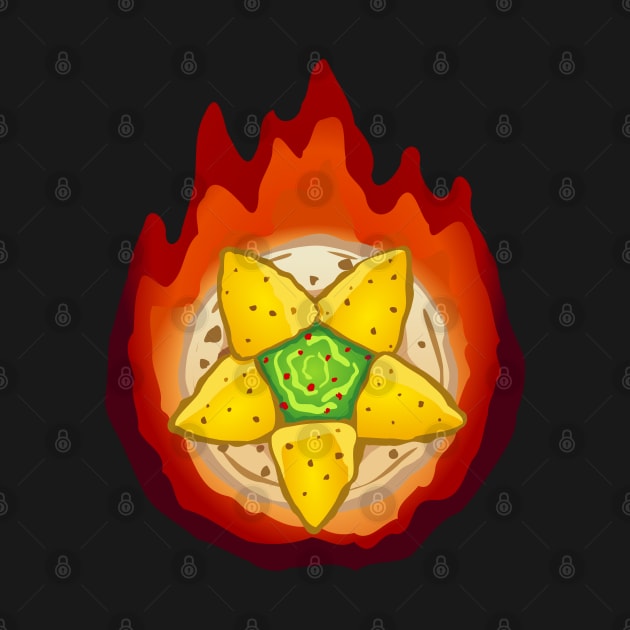 Satanic nachos, Fire version by Dirgu