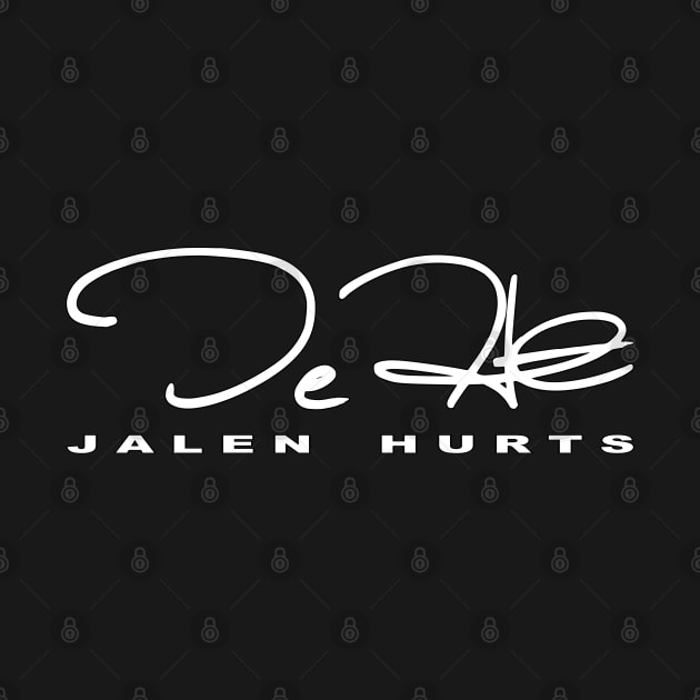 Jalen Hurts signature by Vladimir Zevenckih