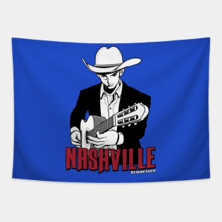 Nashville Tennessee Country Music Lover Guitar Player Tapestry