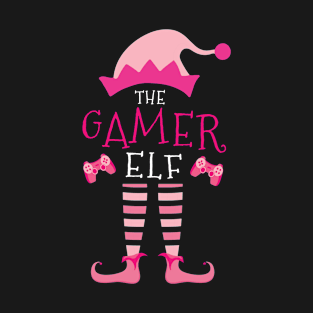 gamer elf family matching christmas T-Shirt