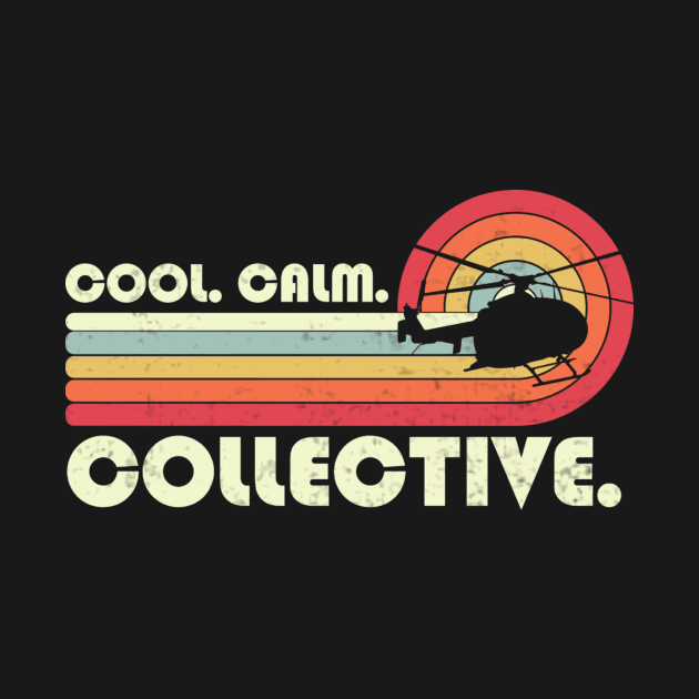 Cool Calm Collective Funny Helicopter Pilot by Visual Vibes