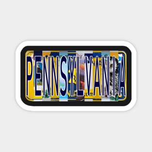 Pennsylvania License Plates Magnet