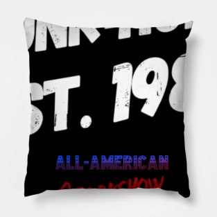 Junk-Hole 1985 All-American Spookshow Podcast Pillow