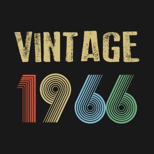 Vintage 1966 Birthday T-Shirt