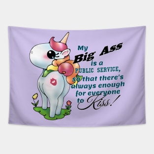 Snarkles the Vulgar Unicorn: "My Big Ass" Tapestry