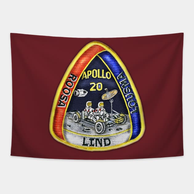 Apollo 20 original mission patch Tapestry by WarDaddy