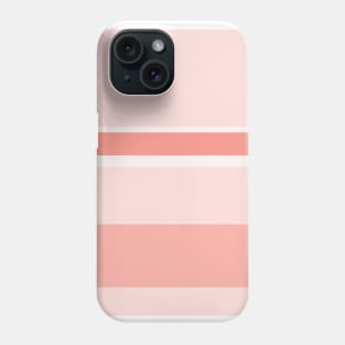 A first-rate impression of Isabelline, Pale Pink, Melon (Crayola) and Vivid Tangerine stripes. Phone Case