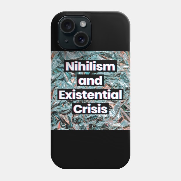 Nihilism and Existential Crisis. Doomer. Depressive mask. Pessimist. Nihilist. Depression. Ok doomer Phone Case by crocozen