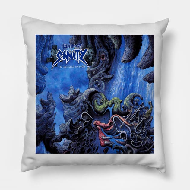 Edge Of Sanity The Spectral Sorrows Album Cover Pillow by Summersg Randyx