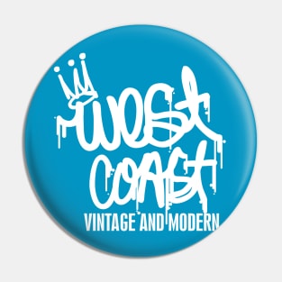 West Coast Vintage & Modern logo design. Pin