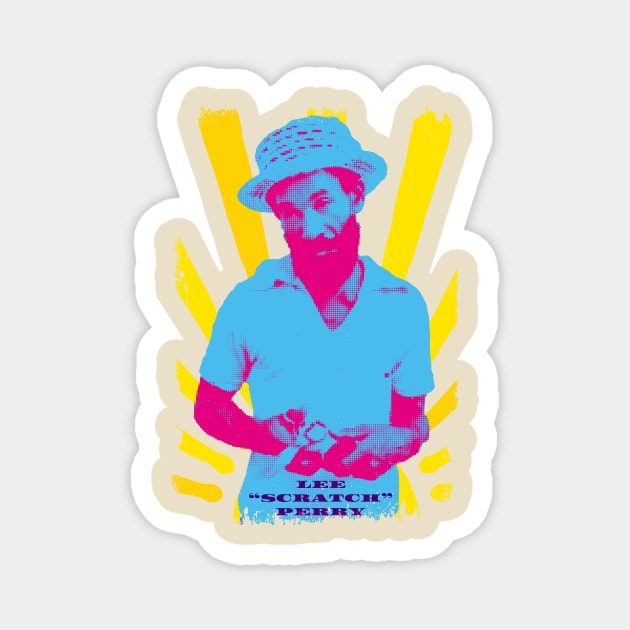 Lee Scratch Perry Magnet by HAPPY TRIP PRESS