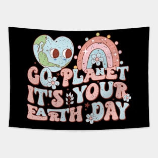 Go Planet It's Your Earth Day Tapestry