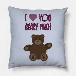 Beary Love *Clear BG* Pillow