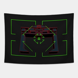 Tron Tank HUD Tapestry