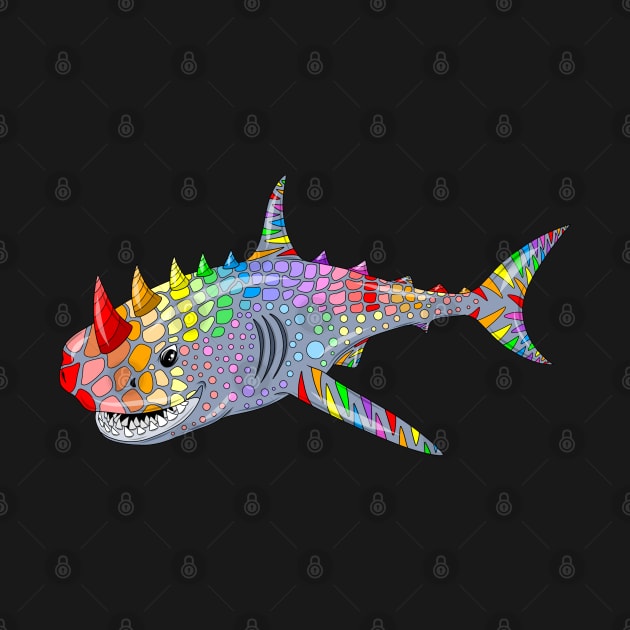 Rainbow Shark by MelanieJeyakkumar