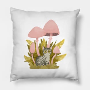 Shroom cat Pillow