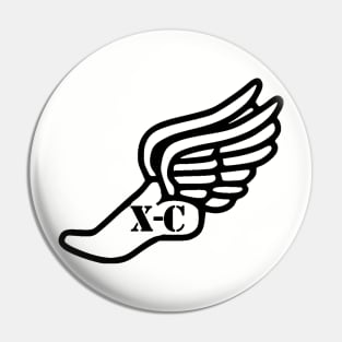 XC in winged foot logo Pin