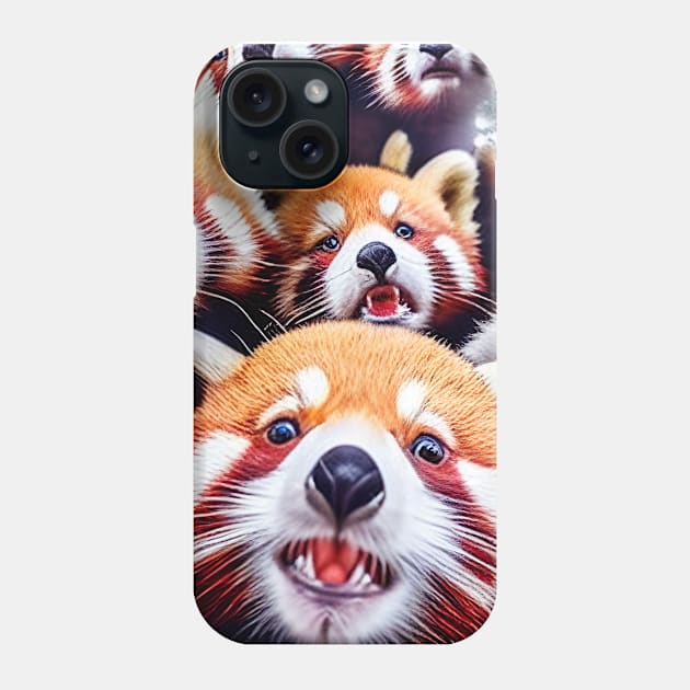 Red Panda Lesser Wild Nature Funny Happy Humor Photo Selfie Phone Case by Cubebox