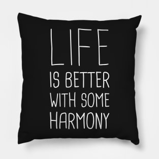 Harmony | Cute A Cappella Design Pillow