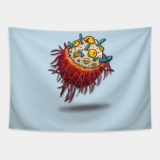 Rowdy rambutan Tapestry