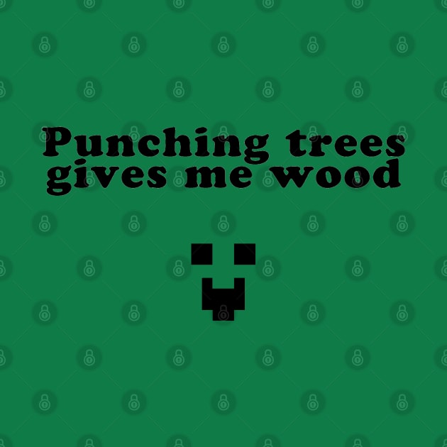 Punching trees gives me wood by erndub