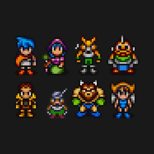 16 bit heroes by Pixelblaster