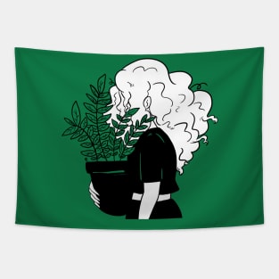 Plant Girl Tapestry