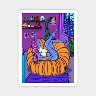 The Pumpkin Lounge Magnet