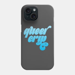 Queer Crip (Blue) Phone Case