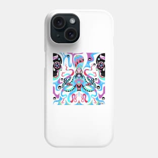 squid kraken of death pattern in light Phone Case