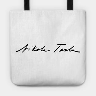 Signed by Nikola Tesla Tote